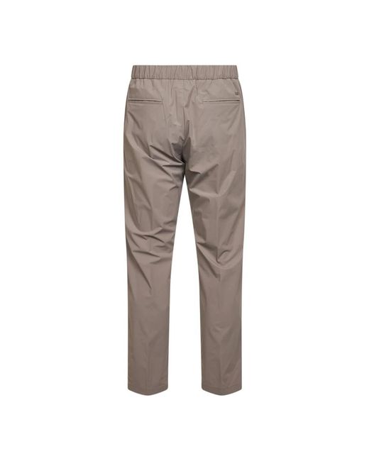 Herno Gray Slim-Fit Trousers for men