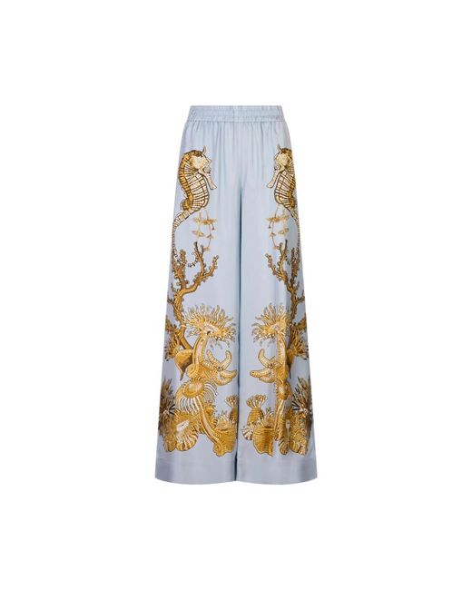 LaDoubleJ Blue Wide Trousers
