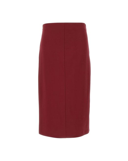 Elena Miro Red Pencil Skirts