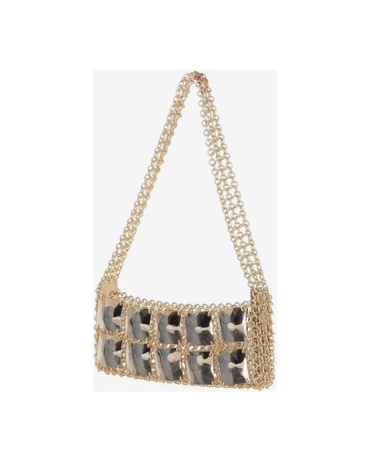Silvia Gnecchi Metallic Shoulder Bags