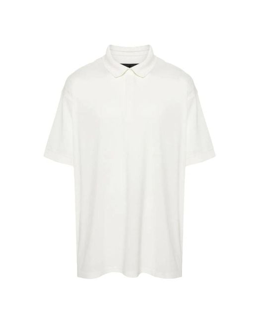Y-3 White Polo Shirts for men