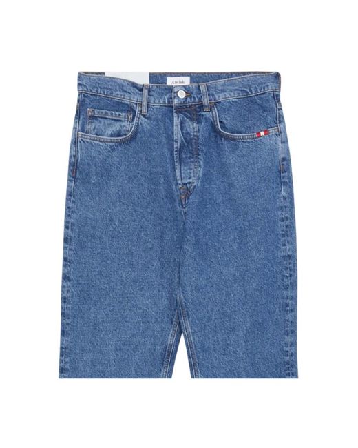 AMISH Dunkle Waschung Cropped Jeans in Blue für Herren