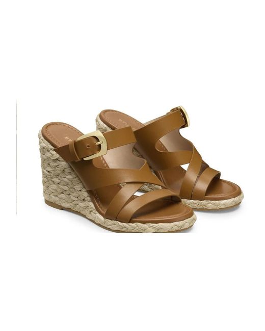 Stuart Weitzman Metallic Wedges