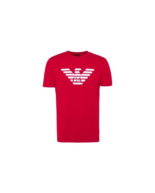 Emporio Armani Red T-Shirts for men