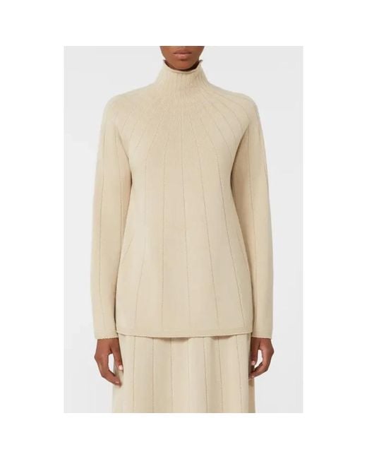 Max Mara Natural Turtlenecks