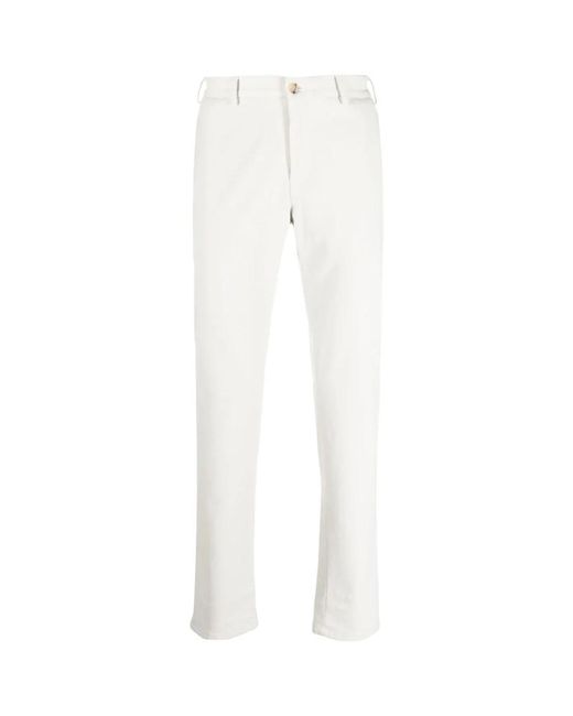 Canali White Chinos for men