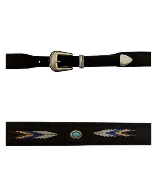 Alberto Luti Black Belts for men