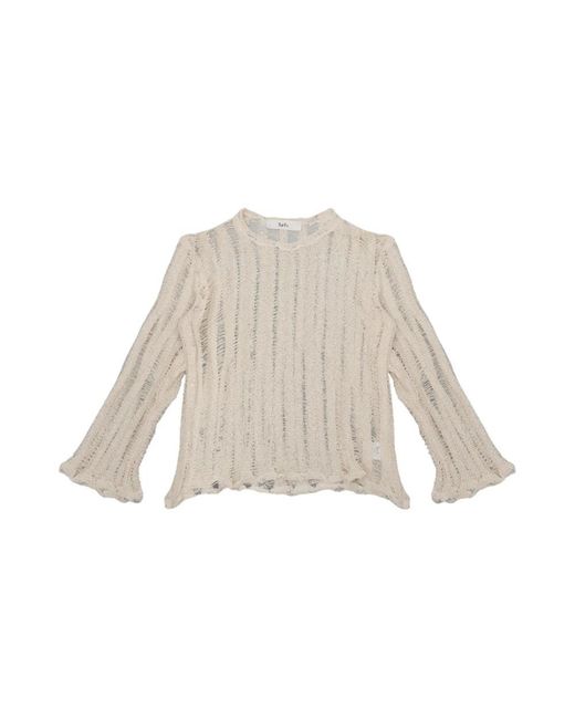 Séfr Natural Round-Neck Knitwear for men