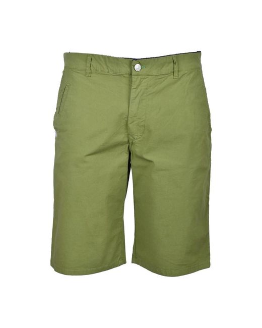 Daniele Alessandrini Green Casual Shorts for men