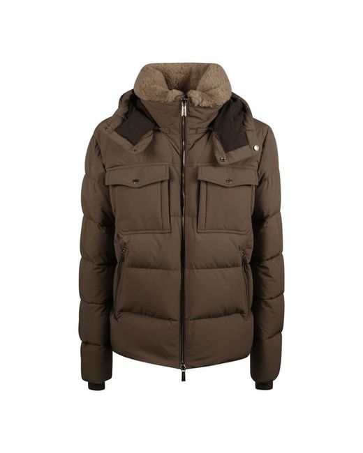 Moorer Alarick-Kn Down Jacket in het Brown voor heren