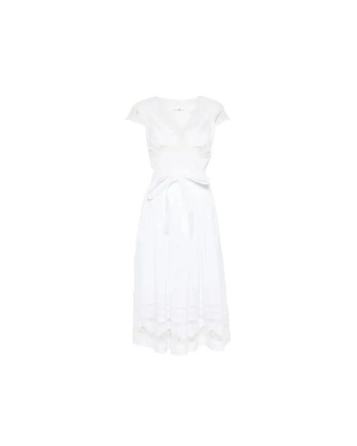 Ermanno Scervino White Wrap Dresses