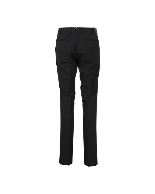 Santaniello Black Slim-Fit Trousers for men