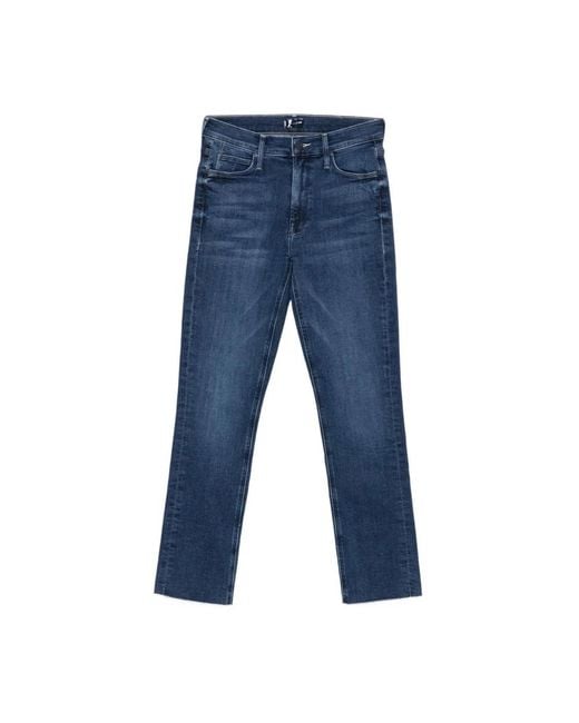 Mother Women's Blue Cropped Jeans