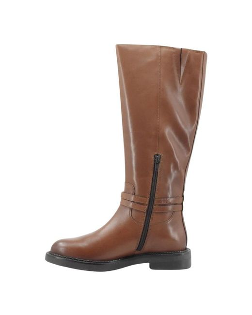 Geox Brown Serilda High Boot