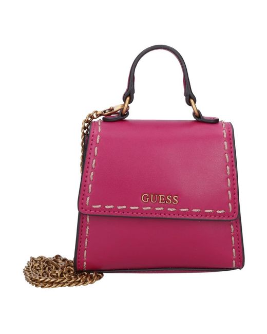 Handbags Guess en coloris Pink