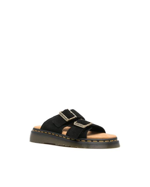 Dr. Martens Black Sliders