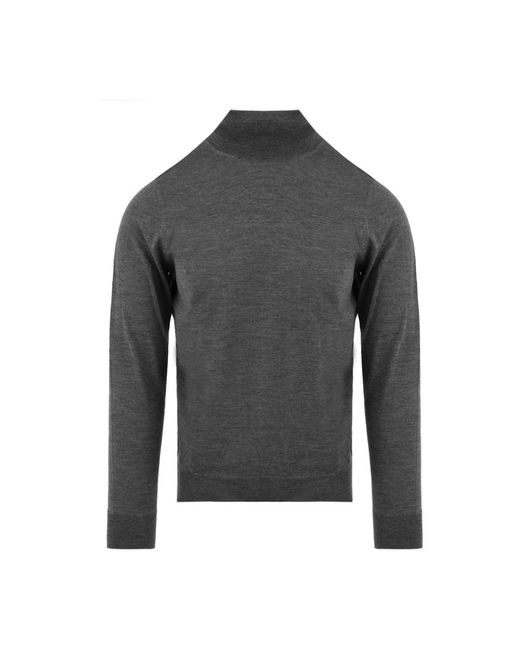Drumohr Truien & Vesten ,Grijs ,Wol Turtleneck Wollen Trui in het Gray voor heren