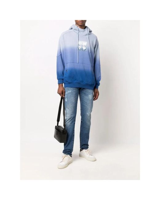 424 Blue Straight Jeans for men