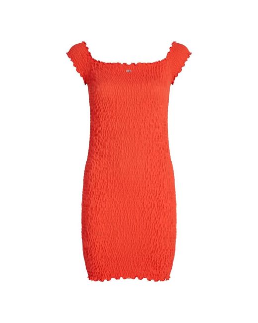 Tommy Hilfiger Short Dresses in het Red