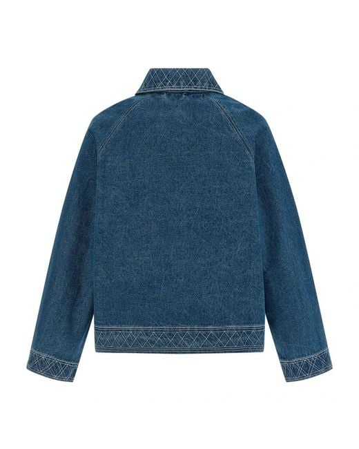 Bode Blue Denim Jackets for men