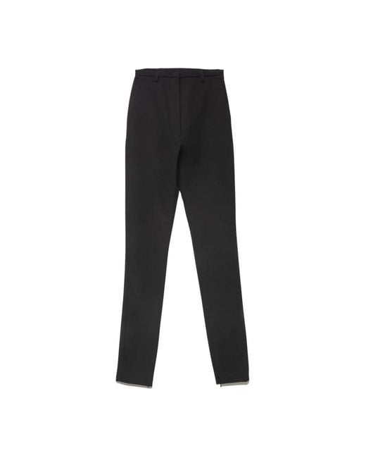 Thelatest Black Slim-Fit Trousers