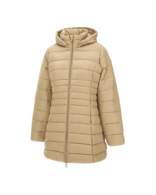 Save The Duck Natural Daunenjacke mit kapuze