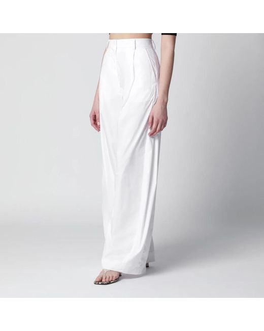 Thelatest White Wide Trousers