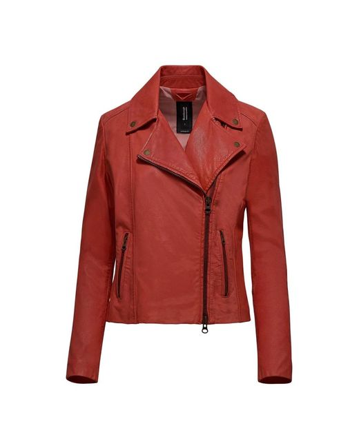 Bomboogie Red Leather Jackets