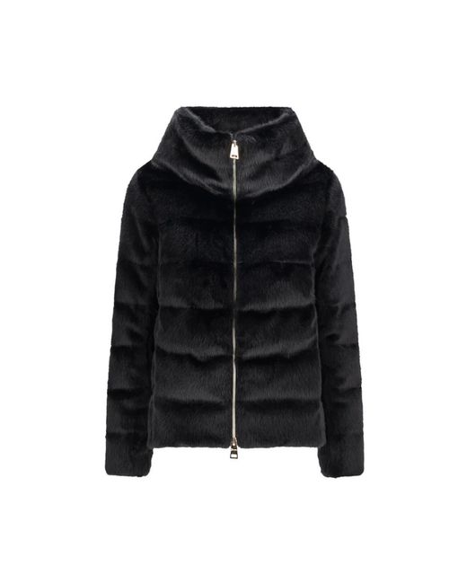 Faux Fur & Shearling Jackets Herno de color Black