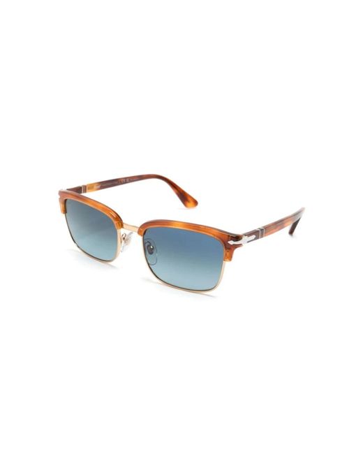 Persol Rectangle Zonnebril in het Blue