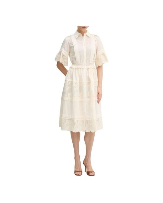 Silvian Heach Natural Shirt Dresses