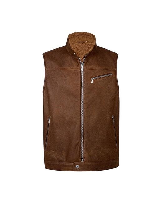 Eleventy Vests in het Brown voor heren