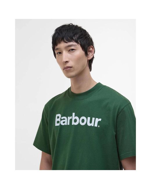 Barbour Green T-Shirts for men