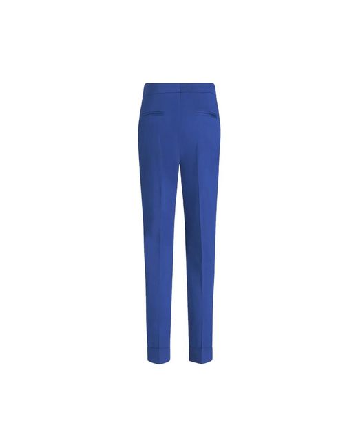 Etro Blue Slim-Fit Trousers