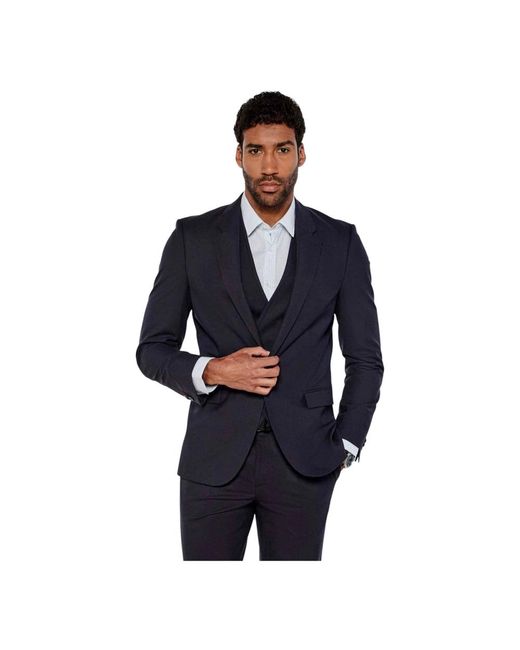 HUGO Single Breasted Suits in het Blue voor heren