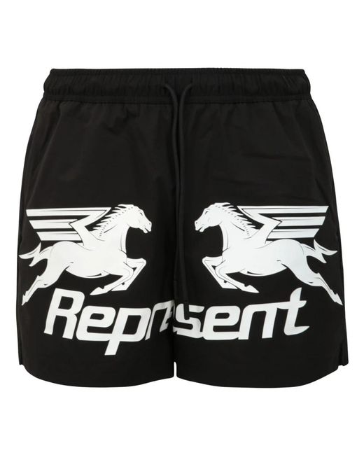 Represent Black Beachwear for men
