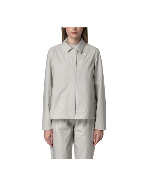 K-Way Gray Light Jackets