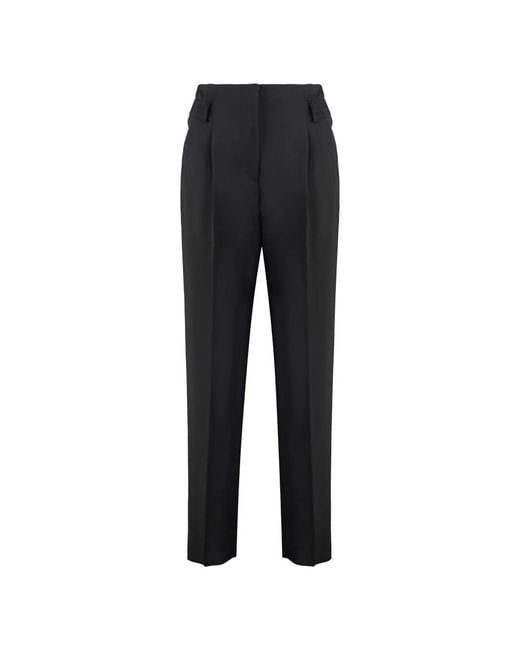 Max Mara Black Tapered Trousers