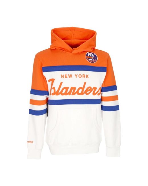 Mitchell & Ness Orange Hoodies for men