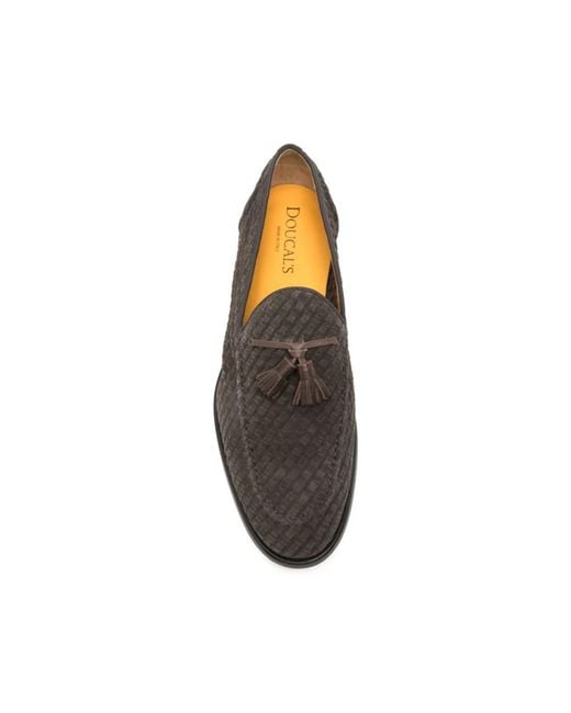 Doucal's Black Loafers for men