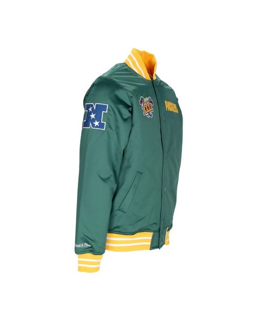 Mitchell & Ness Green Bomber Jackets for men