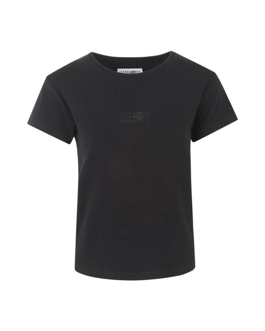 MM6 by Maison Margiela Black T-Shirts