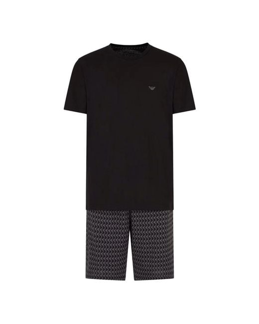 Emporio Armani Black Pyjamas for men