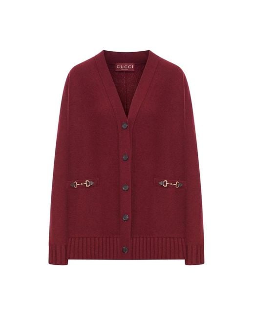 Gucci Purple Cashmere Knitwear