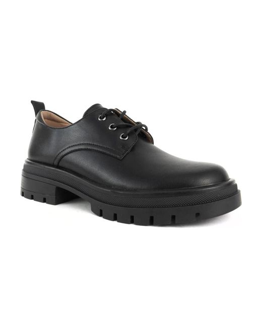 Santino Milano Black Laced Shoes