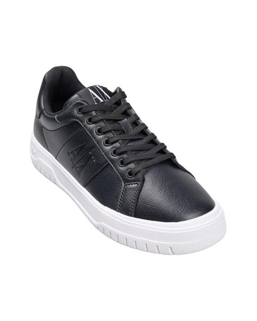 ARMANI EXCHANGE Blue Sneakers for men