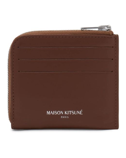 Maison Kitsuné Wallets cardholders in Brown für Herren