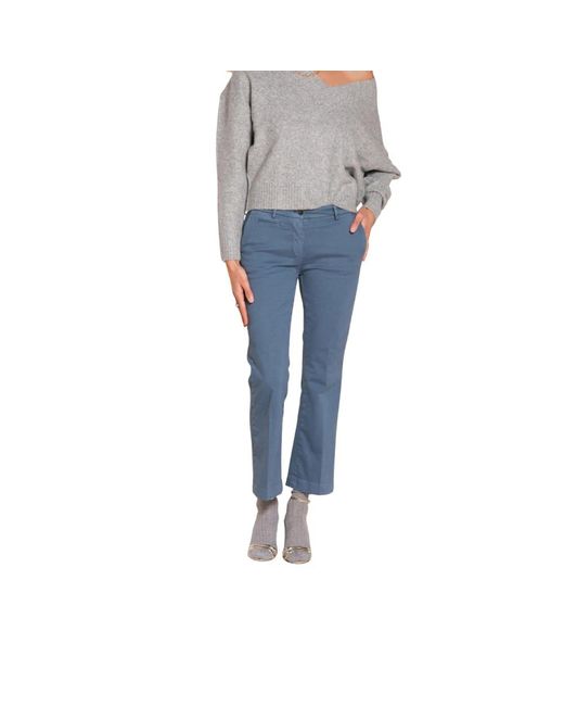 Cropped Trousers di Mason's in Blue