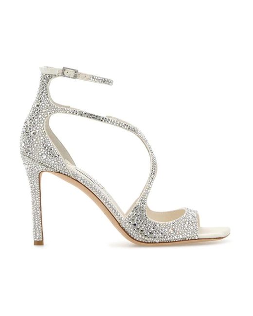 Jimmy Choo White High Heel Sandals