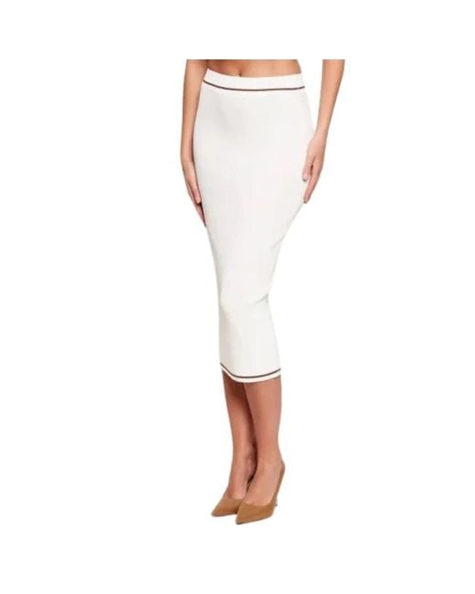 ARMANI EXCHANGE White Midi Skirts